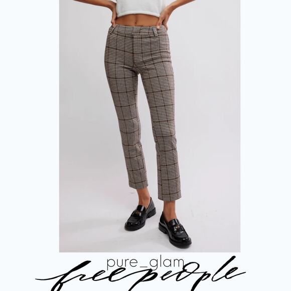 Free People plaid pants - Picture 4 of 9